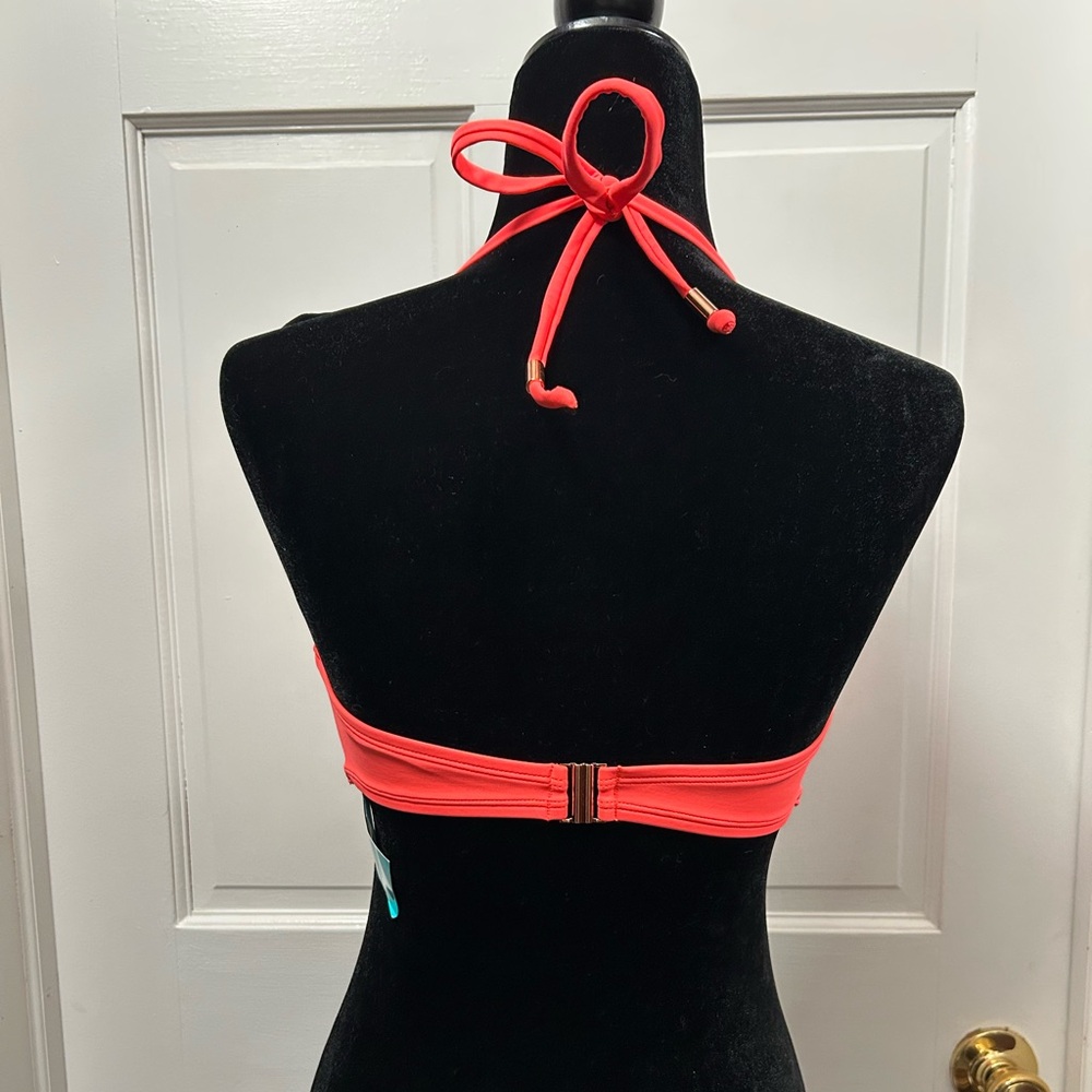 New Swimwear padded wire 36C H&M pink bikini bathing suit summer beach pool sun - Picture 8 of 9